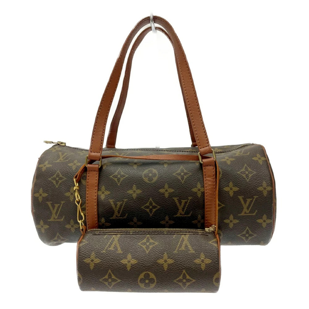 LOUIS VUITTON Monogram Papillon Handbag Brown